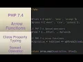 php 7 4 Lesson 3 php short hand functions scope