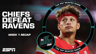 WHAT A GAME ELECTRIFYING Patrick Mahomes Travis Kelce the Chiefs win The Pat McAfee Show