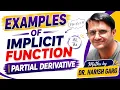 Implicit Function Partial Derivative Chain Rule