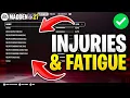 Madden 27 How to TURN INJURIES FATIGUE In Franchise