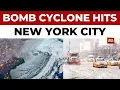 Lagu Bomb Cyclone Hits New York City, With Heavy Snow And Strong Winds, Disrupts Travel |India Today News