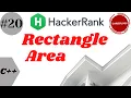 Rectangle Area C Hackerrank Solution 20 Rectangle Area Solution