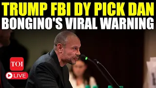 LIVE | 'Not A Chance': Dan Bongino's US Secret Service Warning Viral After Trump Names Him FBI Dy