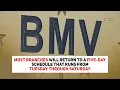 BMV branches resume walk-in service on June 15