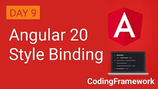 Angular 20 Tutorial Day 9 Style Binding Explained with Examples