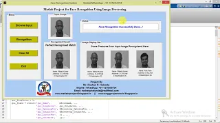 Face Recognition Using Image Processing Matlab Project Source Code - IEEE Based Project