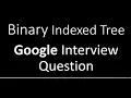 Binary Indexed Tree - GOOGLE Interview Question Leetcode 315 Count of Smaller Numbers After Self