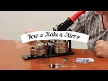 How to Make a Mirror with a Tecre Button Maker