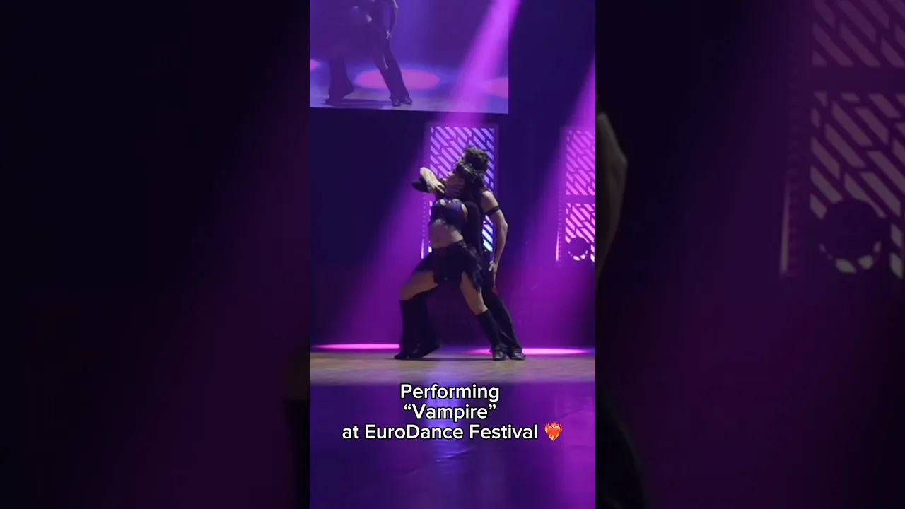 Performing Vampire at Euro Dance Festival will never feel small to us.