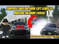 Download Lagu *NEW* Audi Birthday Car Surprise HIGHWAY CRASH Greenville Wisconsin Roblox Roleplay