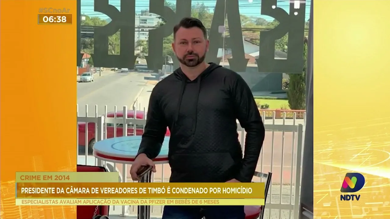 Justiça impõe condenação, em primeira instância, ao presidente da Câmara de Vereadores de Timbó