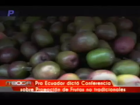 Pro Ecuador dictó conferencia sobre programación de frutas no tradicionales