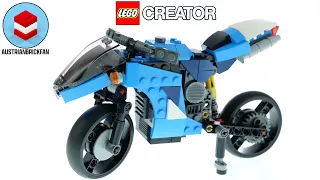 Lego Creator 31114 Superbike - Lego Speed Build Review
