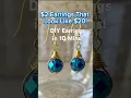 Make Wire Wrapped Earrings in 10 Minutes Easy DIY Jewelry for Beginners
