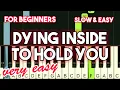 Download Lagu TIMMY THOMAS - DYING INSIDE TO HOLD YOU | SLOW \u0026 EASY PIANO TUTORIAL