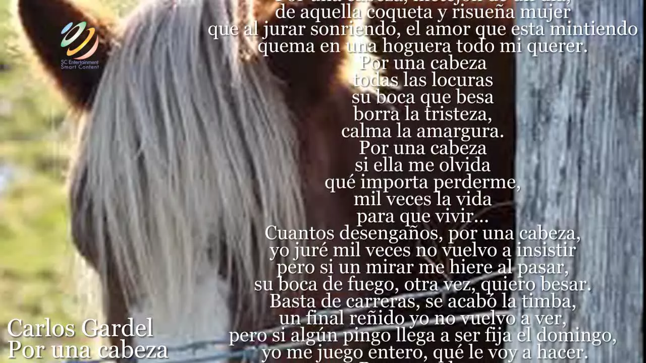 Carlos Gardel - Por una cabeza (Letra-Lyrics) Carlos Gardel - Por una cabeza (Letra-Lyrics)