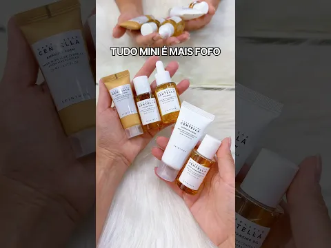 Meu ponto fraco: skincare em miniatura 🥹🤏 #kbeauty #centella #skincare -Publicidade