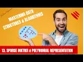 Mastering Data Structures Algorithms using C C 13 Sparse Matrix Polynomial Representation