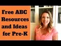 Pre-K Free Alphabet and ABC Resources and Ideas