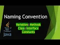 06 - Naming Conventions in Java