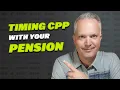 How To Maximize Your DB Pension Plan With CPP Timing