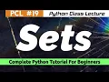 PCL-19 Python SETS Data Structures Questions Practice Python Tutorial For Beginners
