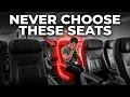 Best AIRPLANE Seats You Should NEVER Choose in 2026 Avoid These at All Costs