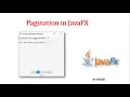 JavaFX Tutorial Pagination in JavaFX