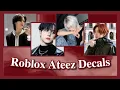 ROBLOX Bloxburg Royale High ATEEZ Decals Ids