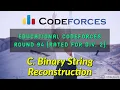 C Binary String Reconstruction Educational Codeforces Round 94 Rated for Div 2 Solution in Hindi