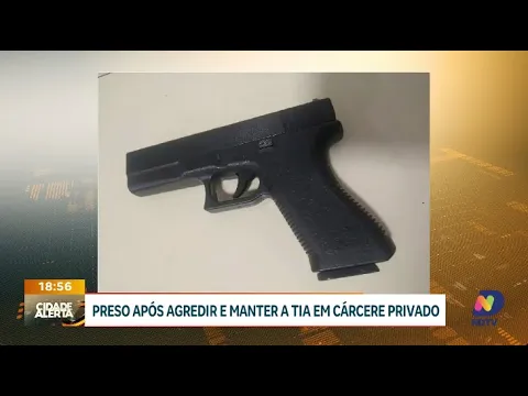 Homem é preso por agredir a tia e manter família em cárcere privado