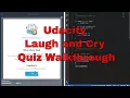 Udacity - Laugh and Cry Quiz Walkthrough