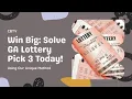 WIN GEORGIA PICK 3 TONIGHT Follow These CBTv360 Steps Proven Strategy