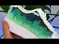 Rick and Morty Custom Air Force 1 s