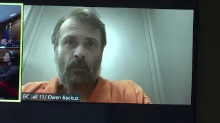 Backus pleads not guilty