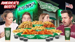 New Zealand Family try Wingstop for the first time HOW DO THEY REMOVE THE BONES