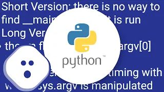 sys argv behavior with python - m