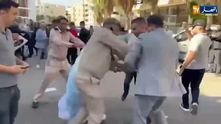 قوات القمع المغربية تعتدي على الناشطين الذين نظموا وقفة تضامنية مع المعتقلين السياسيين