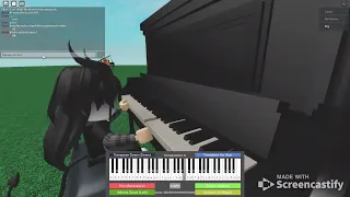 How to play Rush E on Roblox Piano Simple