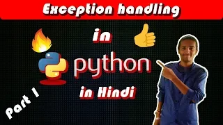 Exception Handling Part 1 Python tutorial in Hindi Learn python with comp point