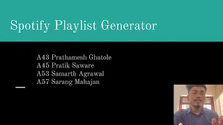 Spotify Playlist Generator Mini Project GHRCEM Department of Artificial Intelligence