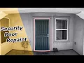 Painting security door