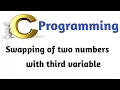 C Program to swap two numbers using third variable