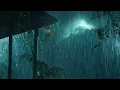 Heavy Stormy Night with Torrential Rainstorm & Very Huge Thunder ⚡⛈ Thunderstorm Sounds for Sleeping