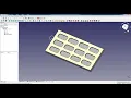 FreeCAD - Linear pattern in two directions