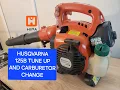 Husqvarna 125B Leaf Blower Tune Up and Carburetor Replacement