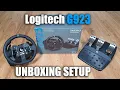 Logitech G923 steering wheel for a PC Unboxing and Setup