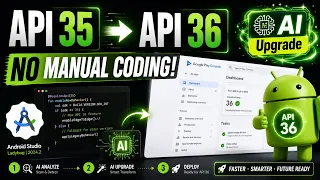 How to Upgrade Android App to API 36 Google Play Target SDK 36 Fix AI Method