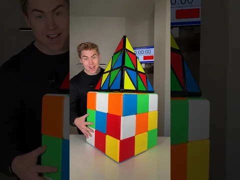Solving my GIANT cubes!