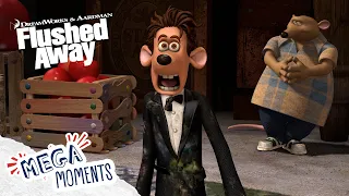 Roddy Discovers Ratropolis 🐀 | Flushed Away | Mega Moments